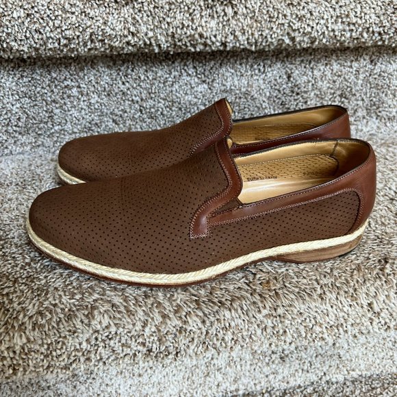 Mezlan Men\'s Brown Slip on Leather Loafers- main image 5
